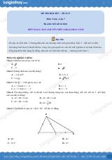 Đề thi học kì 1 Toán 7 - Đề số 13 - Kết nối tri thức